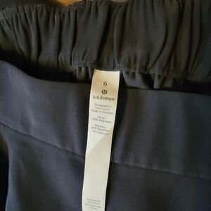 lululemon athletica Black Wide Leg Pants